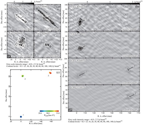 IRAS 18151-1208 の電波写真 IRAS 18151-1208 の電波写真