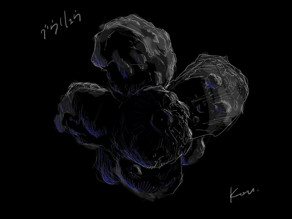 はやぶさZのアートワーク グウリュウの想像図