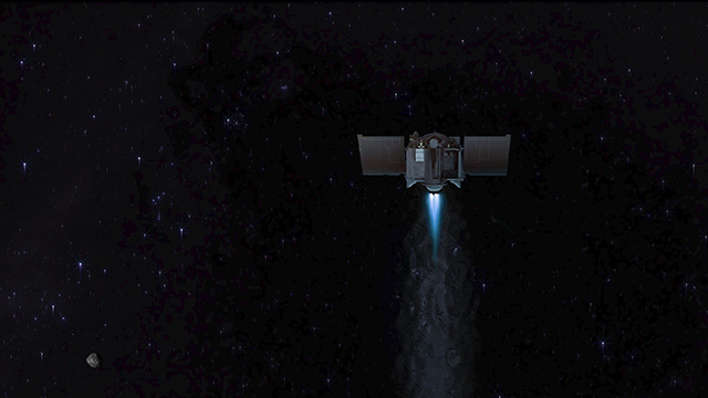 オシリス・レックスの想像図 オシリス・レックスの想像図