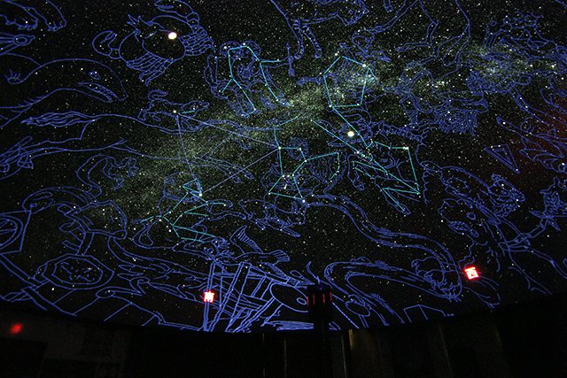 投影の様子 投影の様子