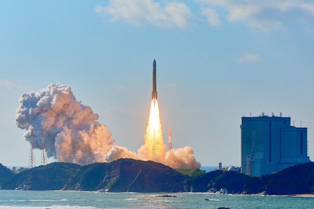 H3ロケット7号機の打ち上げ