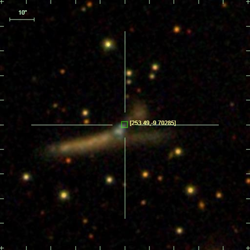 超新星「SN 2022esa」と母銀河「2MFGC 13525」
