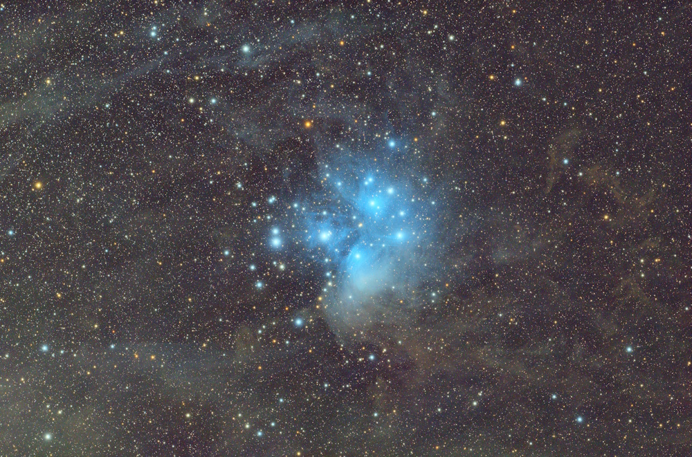 作例「M45 プレアデス星団」 作例「M45 プレアデス星団」