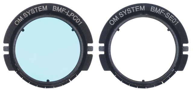 ボディーマウント光害カットフィルター 「BMF-LPC01」とボディーマウントソフトフィルター 「BMF-SE01」