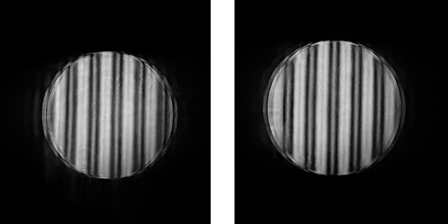 間隔が均一なロンキー縞 間隔が均一なロンキー縞