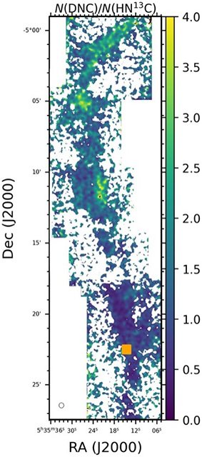 オリオン座分子雲の進化地図