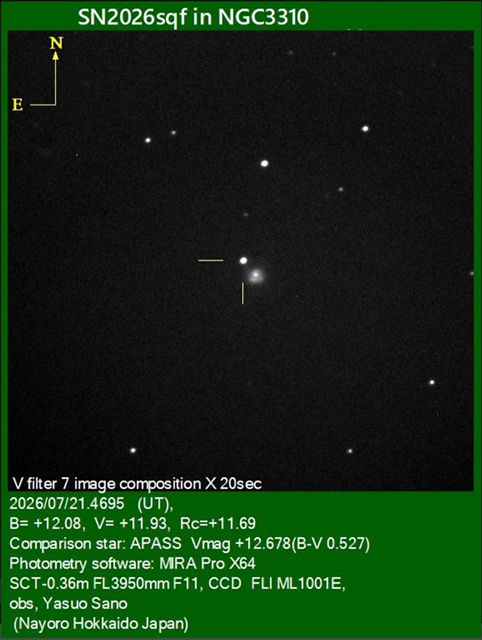 超新星SN 2026sqf
