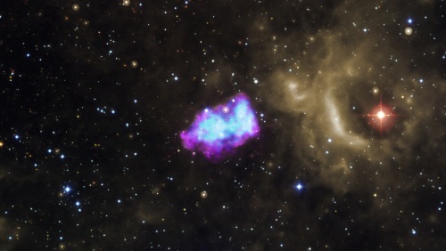 超新星残骸 すざくがとらえた超新星残骸「3C 397」のX線画像