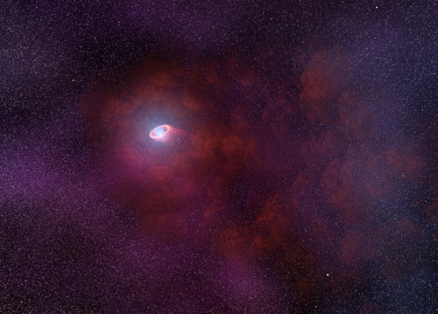 パルサー星雲の想像図