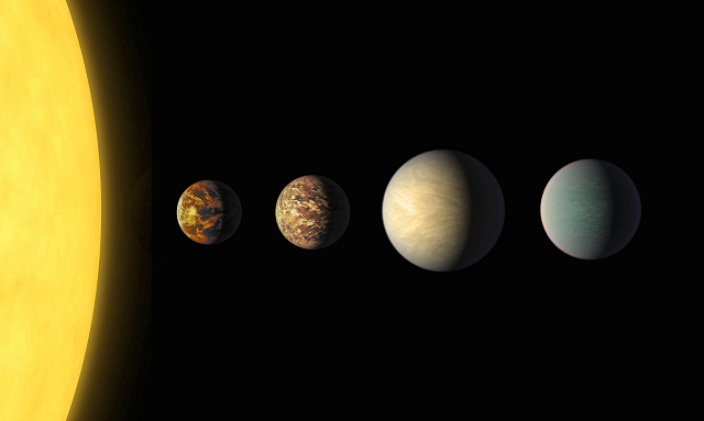 K2-187惑星系の想像図