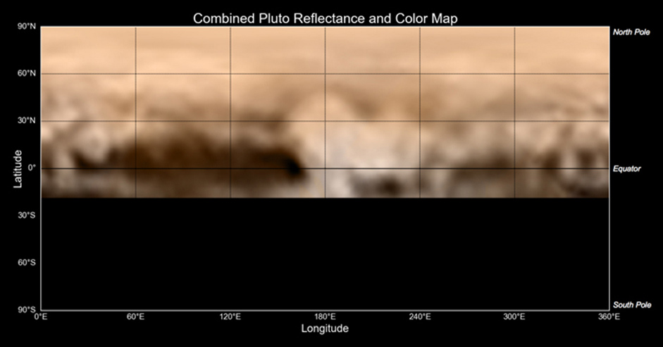 冥王星の地図