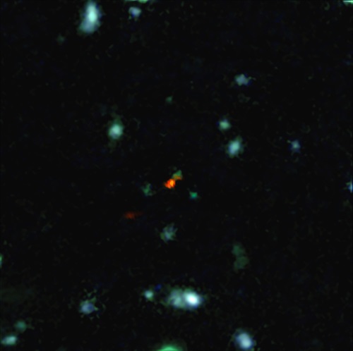 銀河BDF 3299（中央）
