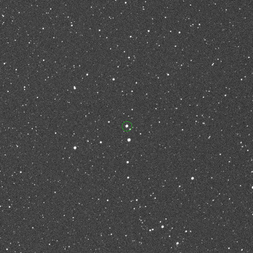 口径6.4cm望遠鏡で観測した小惑星ベスタ