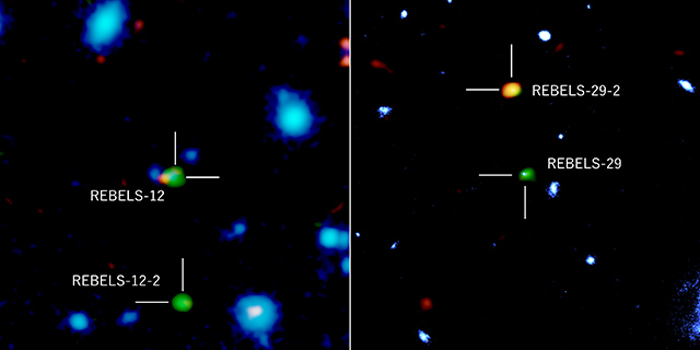 REBELSで観測された4つの銀河