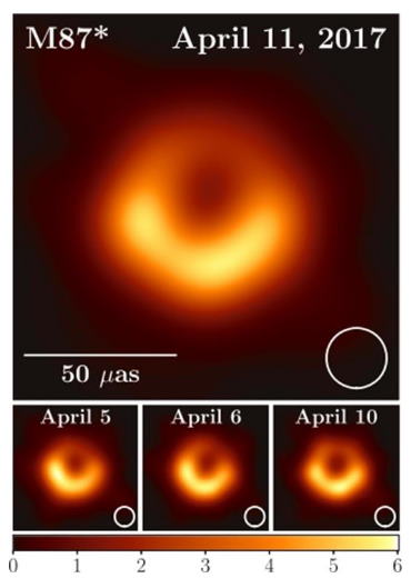 M87中心ブラックホールのシャドウ