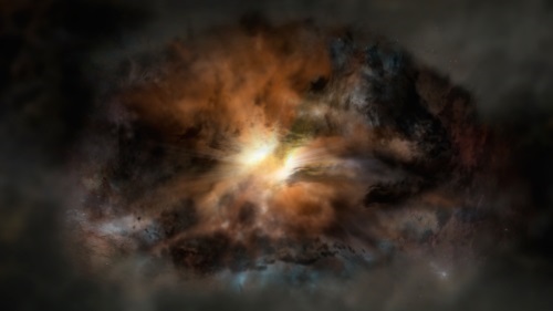 銀河「W2246-0526」の想像図