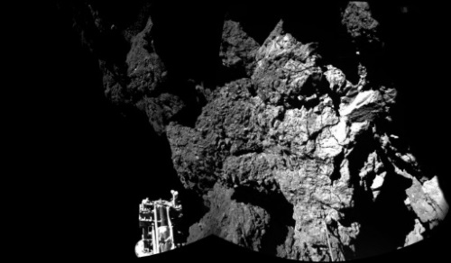 フィラエが撮影したチュリュモフ・ゲラシメンコ彗星