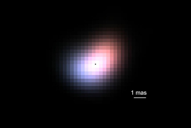 ゴメイサを取り巻くガス円盤 ゴメイサを取り巻くガス円盤