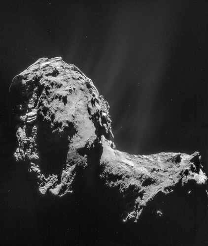 11月20日にロゼッタが撮影したチュリュモフ・ゲラシメンｆコ彗星