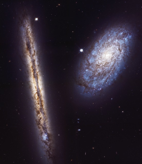 NGC 4302とNGC 4298