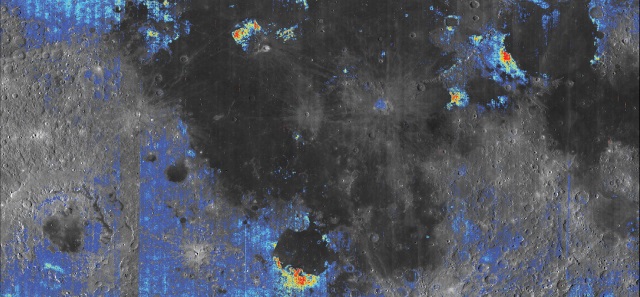 水の存在を示した月面画像