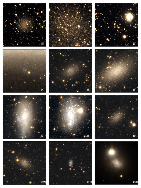 11個の矮小銀河