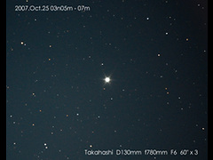 （astro_calendar氏撮影のホームズ彗星の写真 2）