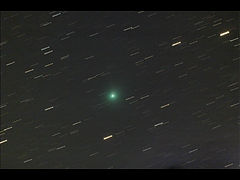 （藤尾俊之氏撮影のリニア彗星の写真）