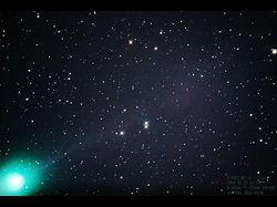 （もも氏撮影のルーリン（鹿林）彗星の写真 1）