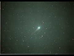 （館山一氏（苫小牧天文同好会会員）撮影のルーリン（鹿林）彗星の写真）
