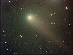 （國學院大學栃木高等学校 天文部撮影のルーリン（鹿林）彗星の写真）