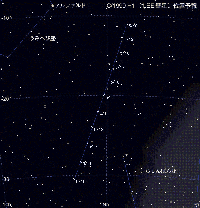 5月10日〜5月20日までのLEE彗星の位置