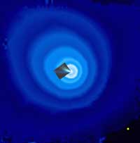 SWANによるヘール・ボップ彗星の水素雲