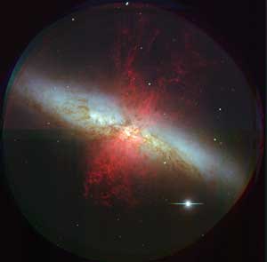 すばる望遠鏡のFOCASによるM82