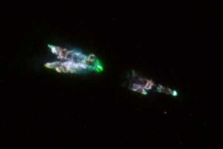 ハッブル宇宙望遠鏡(HST)が撮影した、原始惑星状星雲「CRL618」
