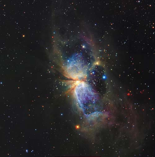 すばる望遠鏡が撮影した星生成領域「S106」