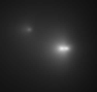 3つに分裂したリニア彗星 (C/2001 A2) の核