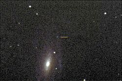 （NGC5033 に見つかった超新星 SN2001gd の写真）