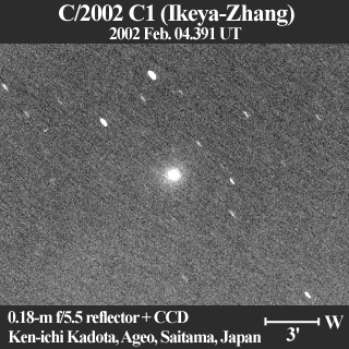 （池谷・張彗星 C/2002 C1 の写真）