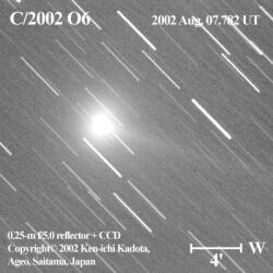 （門田健一撮影のC/2002 O6彗星）