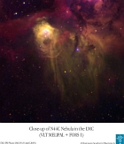 （散光星雲N44Cの写真）
