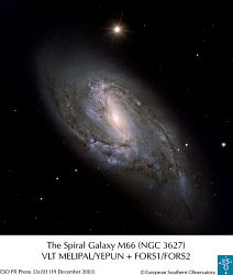 （M66（NGC 3627）の画像）