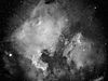 （北アメリカ星雲、ペリカン星雲の写真）