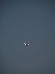 （南健一郎氏撮影の月と金星、木星の写真 2）