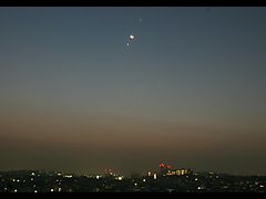 （ヨネヤン氏撮影の月と金星、木星の写真 1）