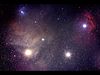 （アンタレス近傍の散光星雲とM4の写真）