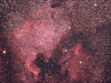 （北米星雲とペリカン星雲の写真）