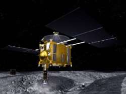 小惑星探査機「はやぶさ(MUSES-C）」の想像図