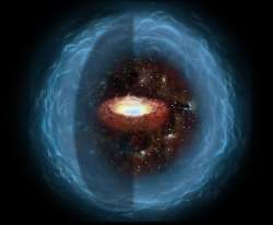 活動銀河核をとりまく星間物質の想像図