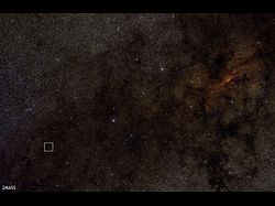 2MASSがとらえた天の川銀河の赤外線画像